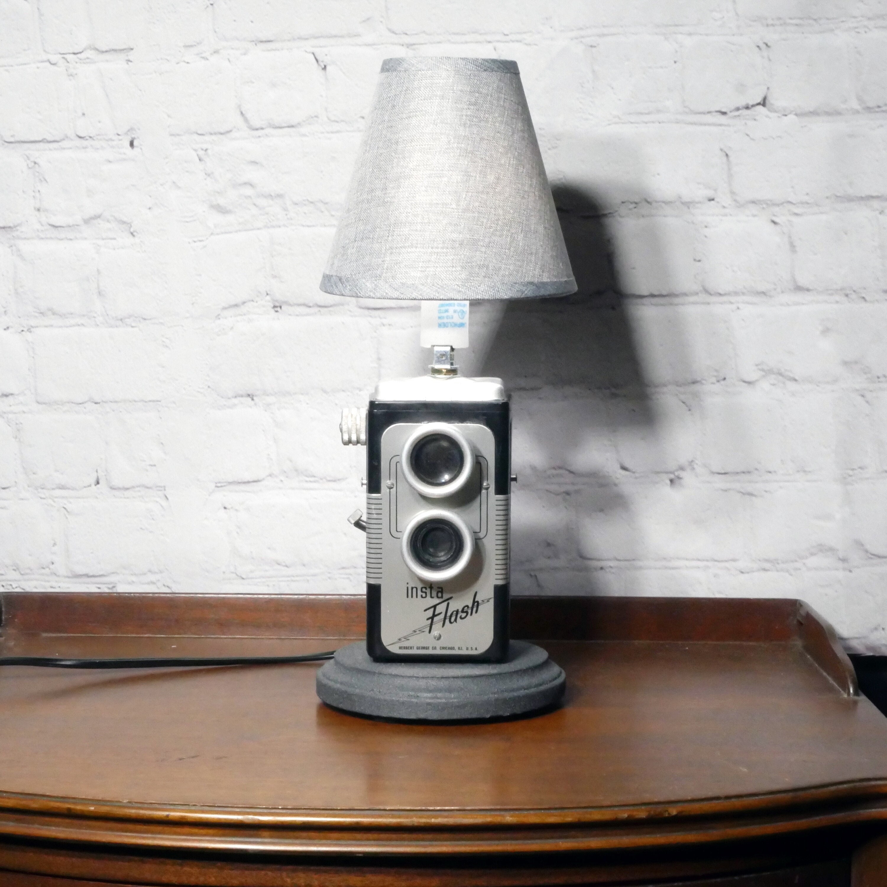 50s Wood Lamp - Etsy