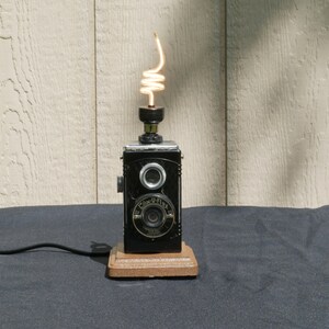 Retro Clix-O-Flex Camera Lamp Antique Dimmable LED Accent Lamp Nite light