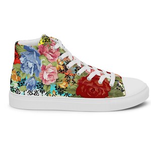 Abstract & Avant Garde Women’s High Top Canvas Shoes