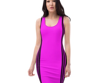 pink money dress Old Money Midi Dress - Pink