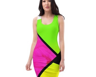neon colored dresses for womens
