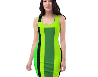 neon green spandex dress Strapless spandex pothole dress 6158-NEONGREEN
