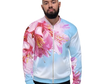 Cherry Blossoms / Unisex Bomber Jacket