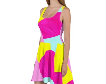 neon orange skater dress Rue21 | Dresses | Neon Coral Skater Dress