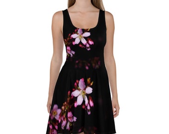 Blossom  After Dark / Black Skater Dress