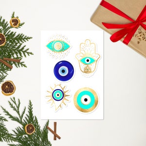 Evil Eye Hamsa Nazar / Sticker sheet