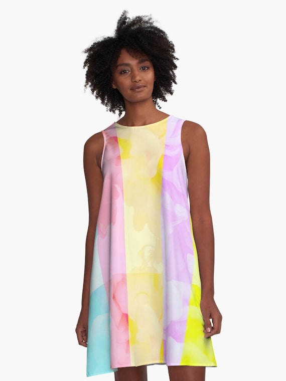 neon a line dress Neon Pink Strapless A-Line Prom Dress with Bow  Modsele