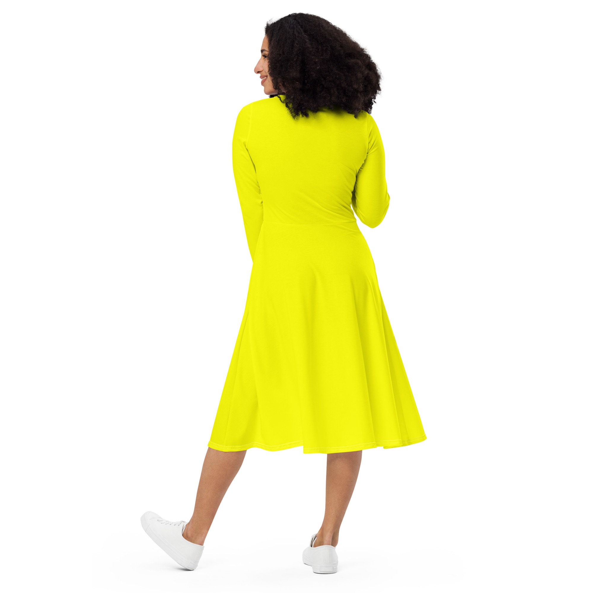 slim fit dress slacks High Neck Long Sleeves Evening Dress,Yellow Long Party Dresses with Cutout Back,PD00491, US20W / Red main image 1