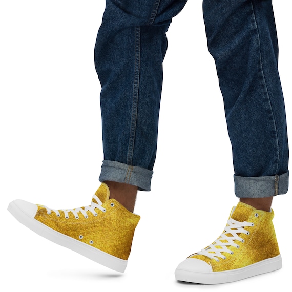 Gold high sale tops mens