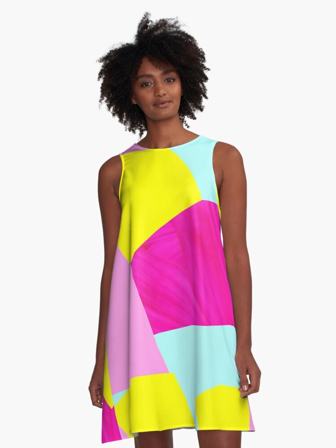 Pink yellow and blue outfits hotsell