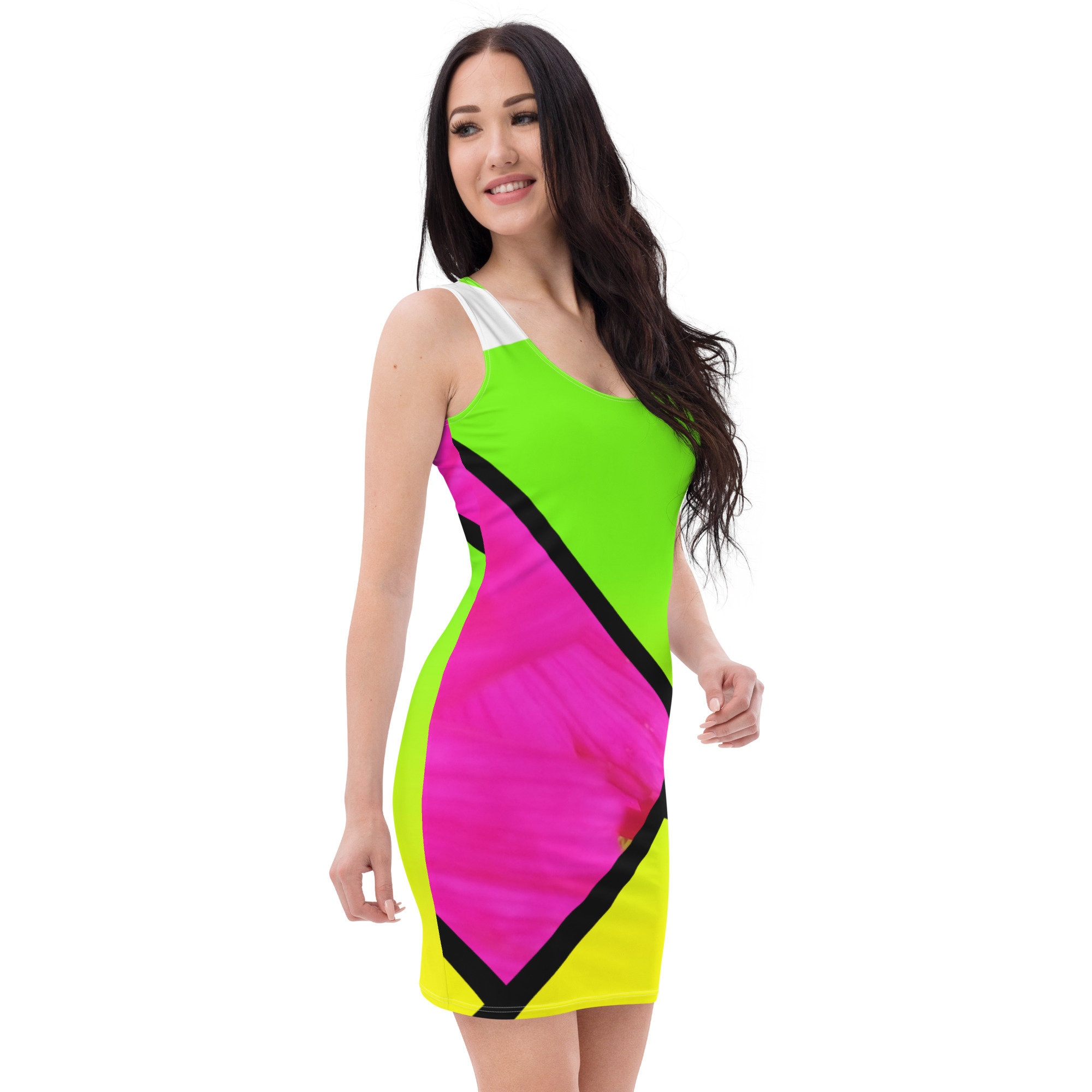 Neon orange tank dress hotsell