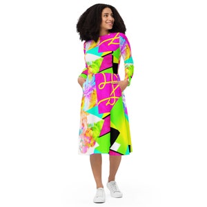 neon colored plus size dresses Rae Mode