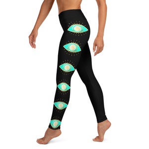 Evil Eye / Nazar Yoga Leggings