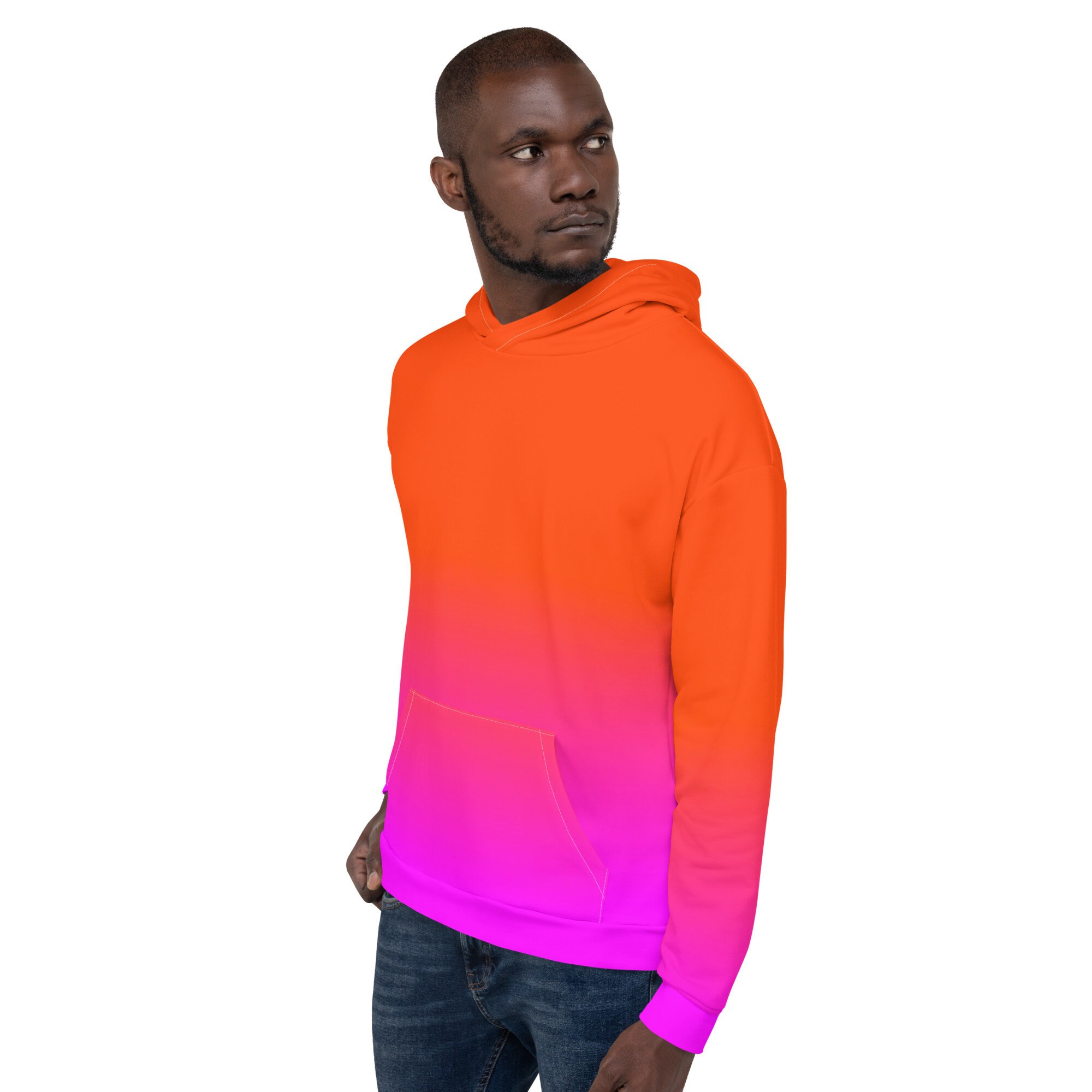 Pink ombre sales hoodie