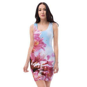 Cherry Blossoms / Tank  Dress