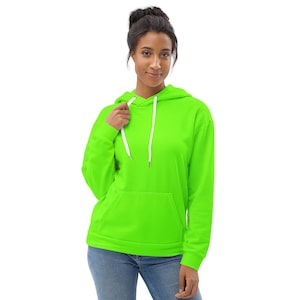 Neon Lime Green RECYCLED Unisex Hoodie