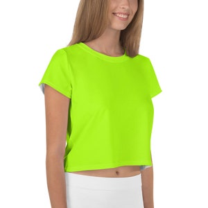 Lime green crop hoodie hotsell
