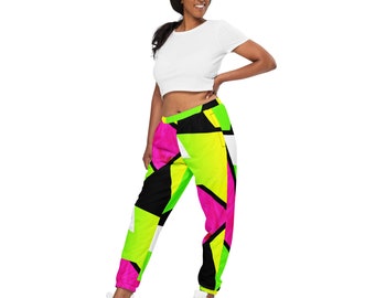Neon Color Blocking Unisex Track Pants / Festival Neon Pants