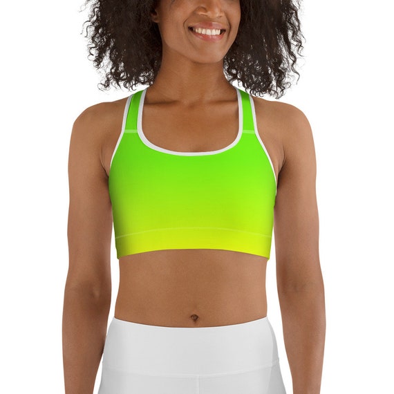 Neon Lime Green / Sports Bra -  Australia