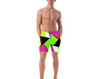 Kongsta Men Gay Swimsuits Swim Surf Trunk Men Swimming Trunks Bath Suit Beach Shorts Pocket Mens Swimwear