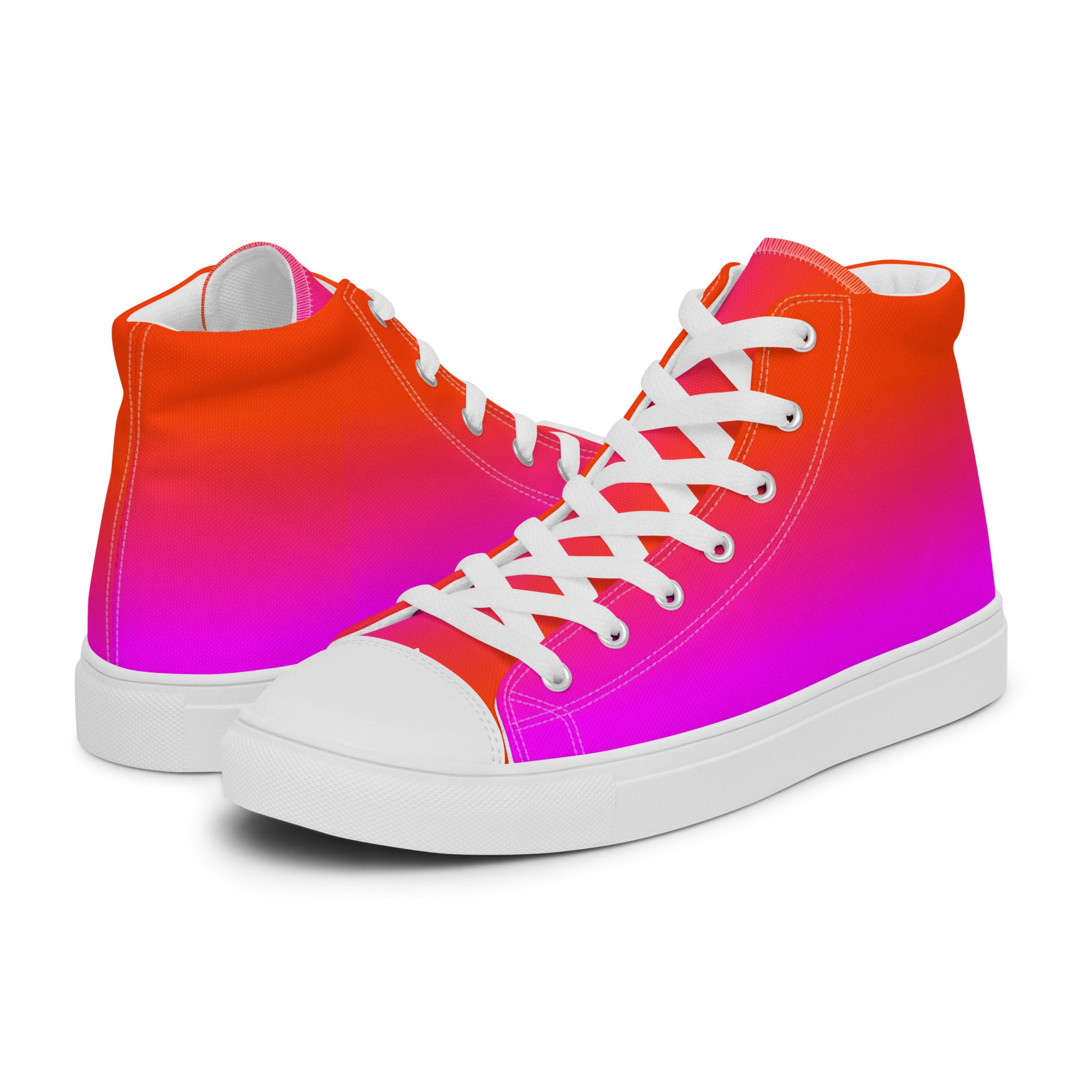 Pink and orange sneakers deals