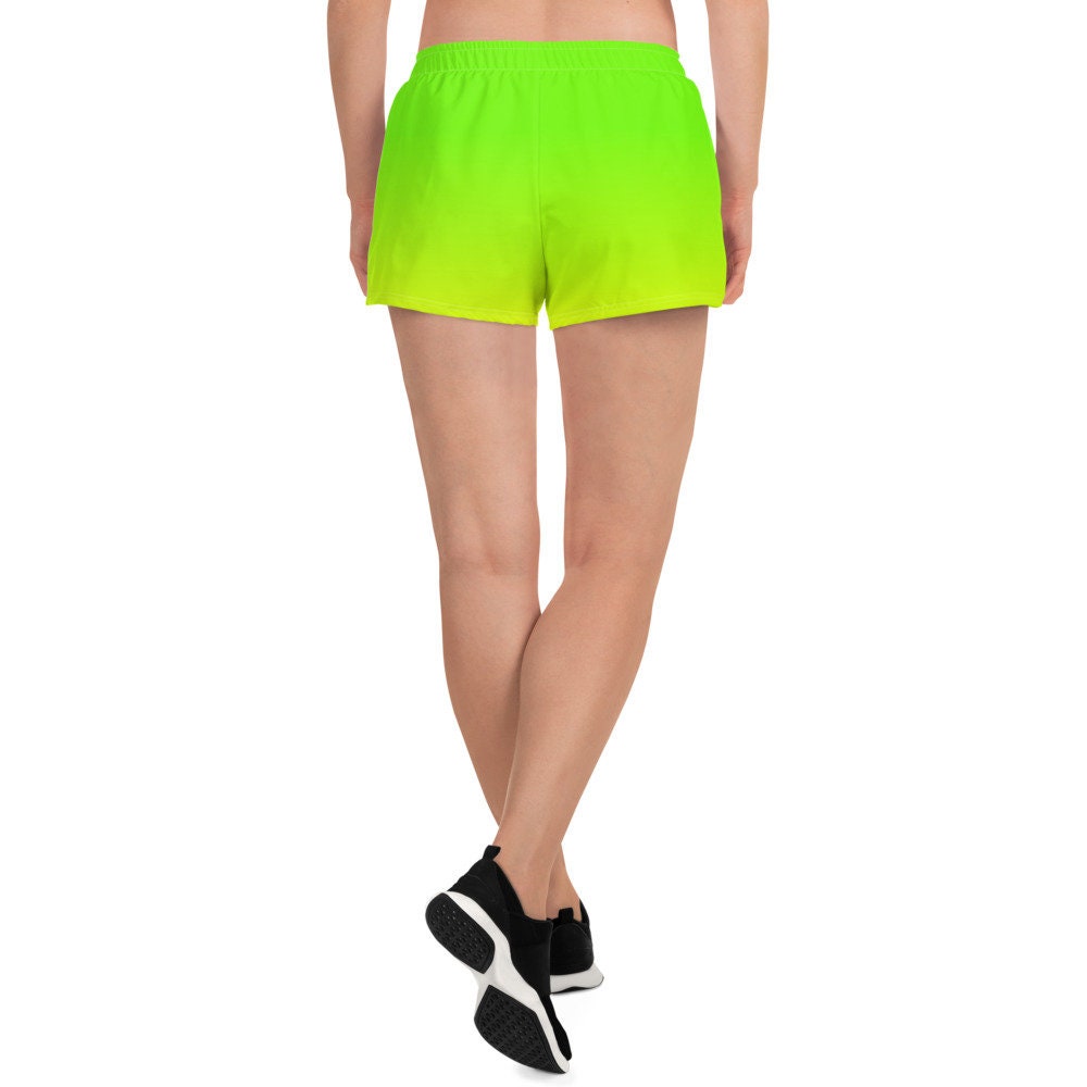 Neon Lime Green - Etsy Athletic Short Shorts Women\'s