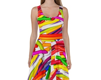 Crayons Abstract Dress / Skater Dress