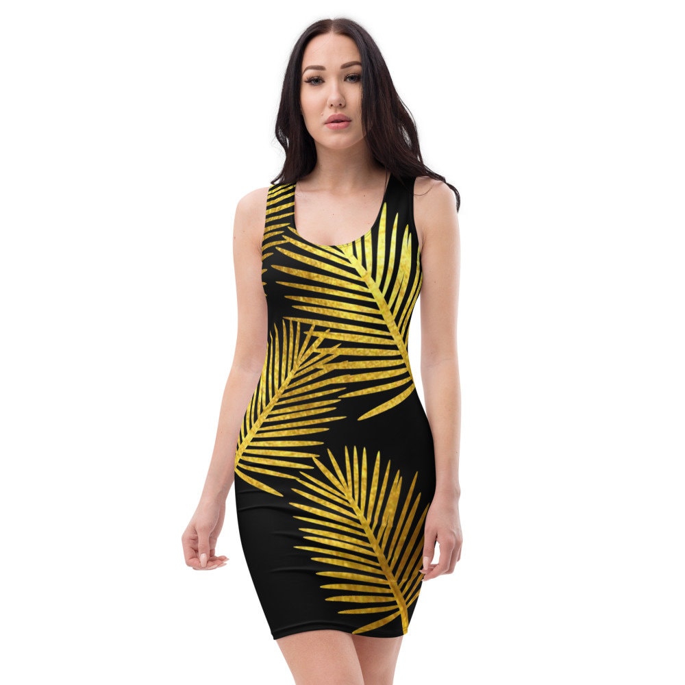 green emerald velvet dress Gold and Black Sequin Bodycon Dress main image 0