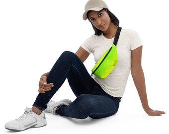 Neon Lime Green Fanny Pack / Festival Fanny Pack