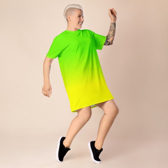 Neon sales tshirt dress