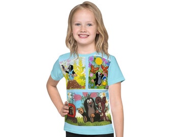 Krtek / Mole / Kids crew neck t-shirt