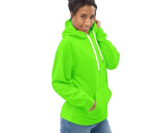 その他 HIME NEON GREEN ver Neon Lime Green RECYCLED Unisex Hoodie - Etsy