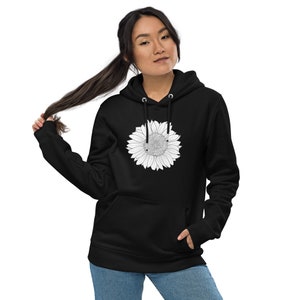 ECO Sunflower Unisex Organic Cotton Hoodie