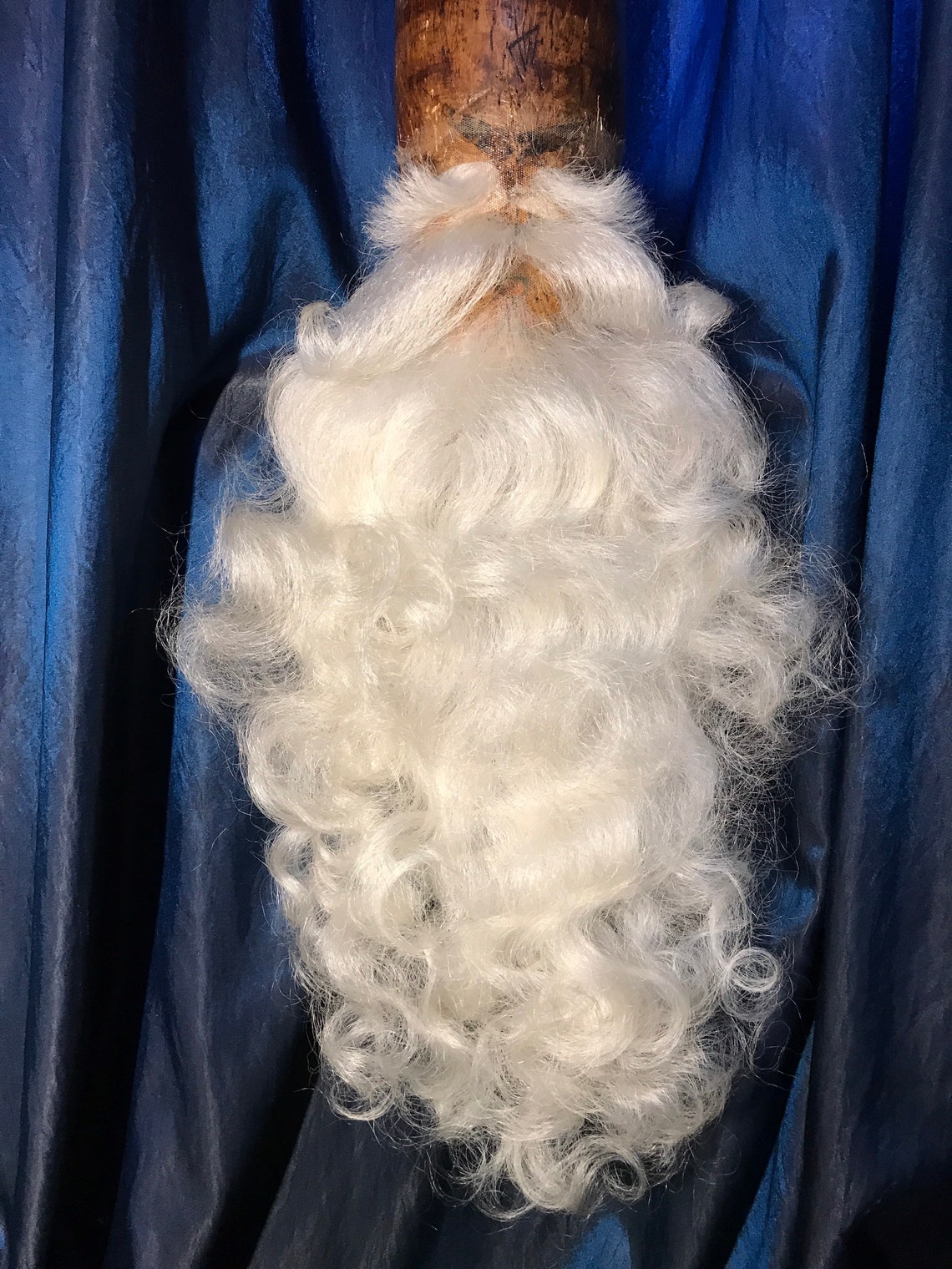 Beautiful natural beard mustache and eyebrows Santa Claus / | Etsy