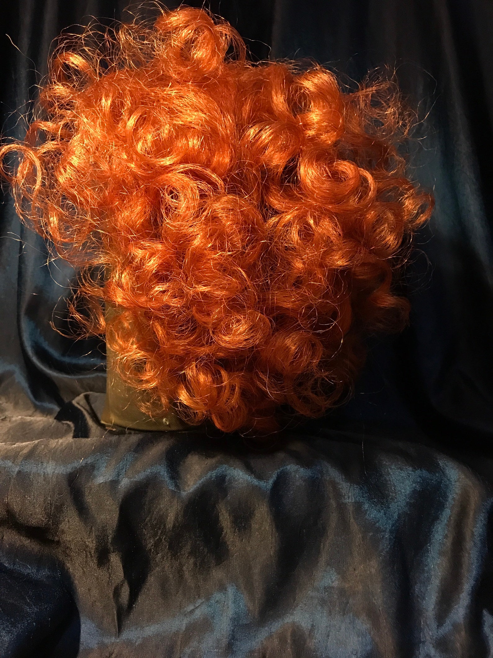 Natural yak hair theatrical lace front wig / Bushy hair style Etsy