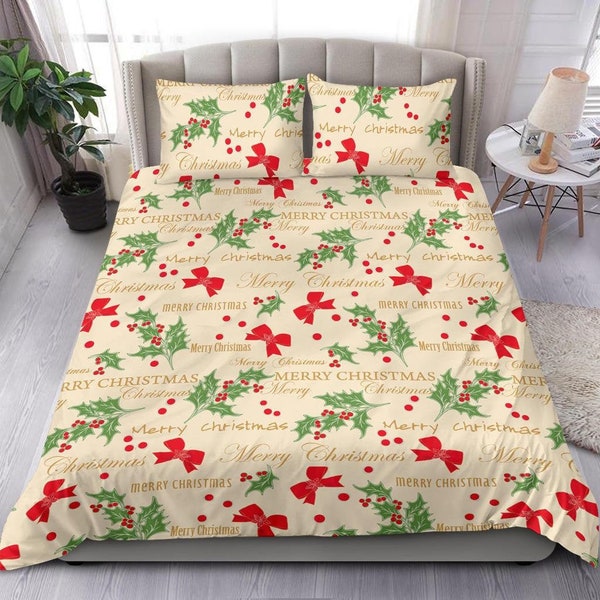 Christmas Bedding Etsy