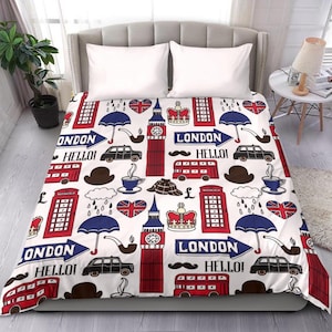 London Duvet Cover Set: British Bedding, Handcrafted