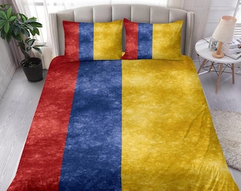 Colombiaanse Flag Dekbed Cover en kussen Covers - Colombiaanse Vlag Bedding Set - Colombiaanse Vlag Bed Cover