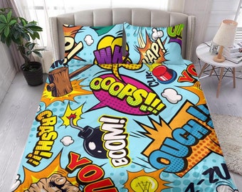 comic duvet cover