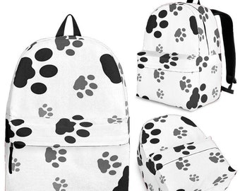 paw print backpack