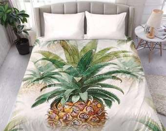 Pineapple Bedding Etsy