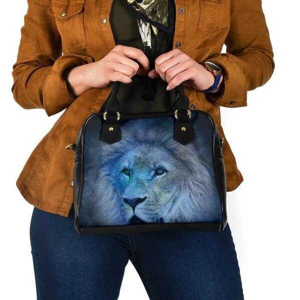 Lyon Tartan Shoulder Handbag Lion Unicorn Thistle Style main image 1