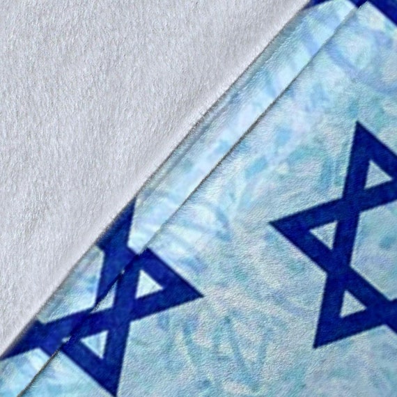 Star of David Blanket / Israel Blanket / Judaism Throw Blanket