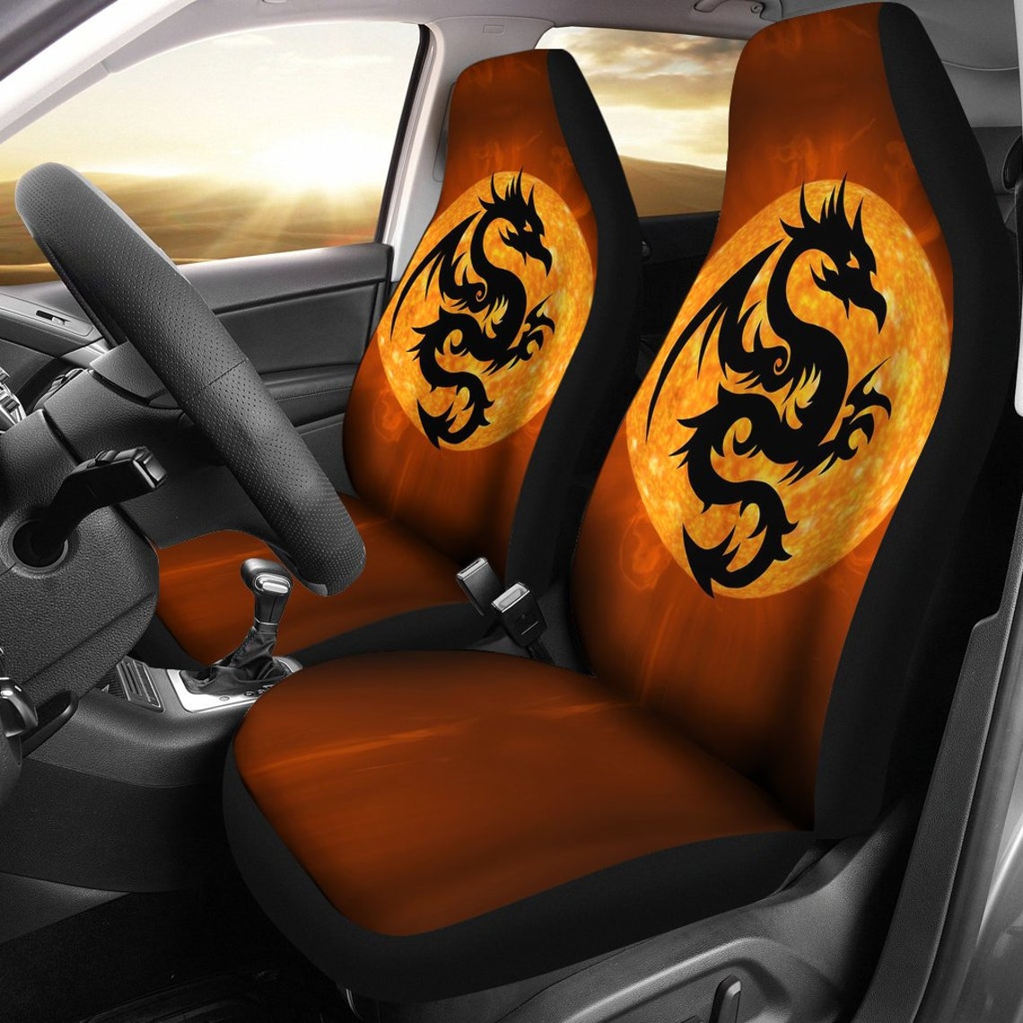 Dragon Car Seats set of 2 / Dragon Car Seat Covers set of Etsy