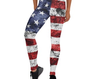 patriotic yoga pants