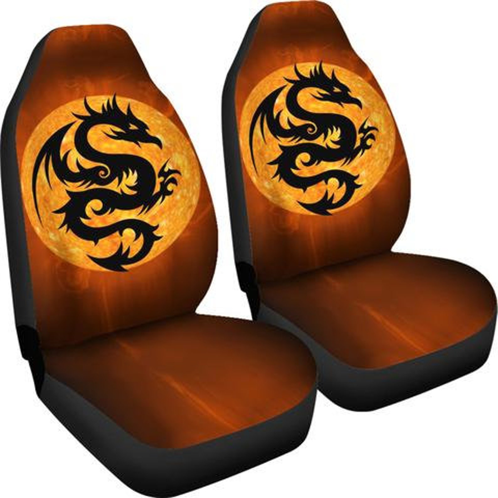 Dragon Car Seats set of 2 / Dragon Car Seat Covers set of Etsy