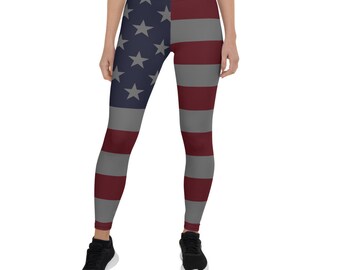 flag yoga pants