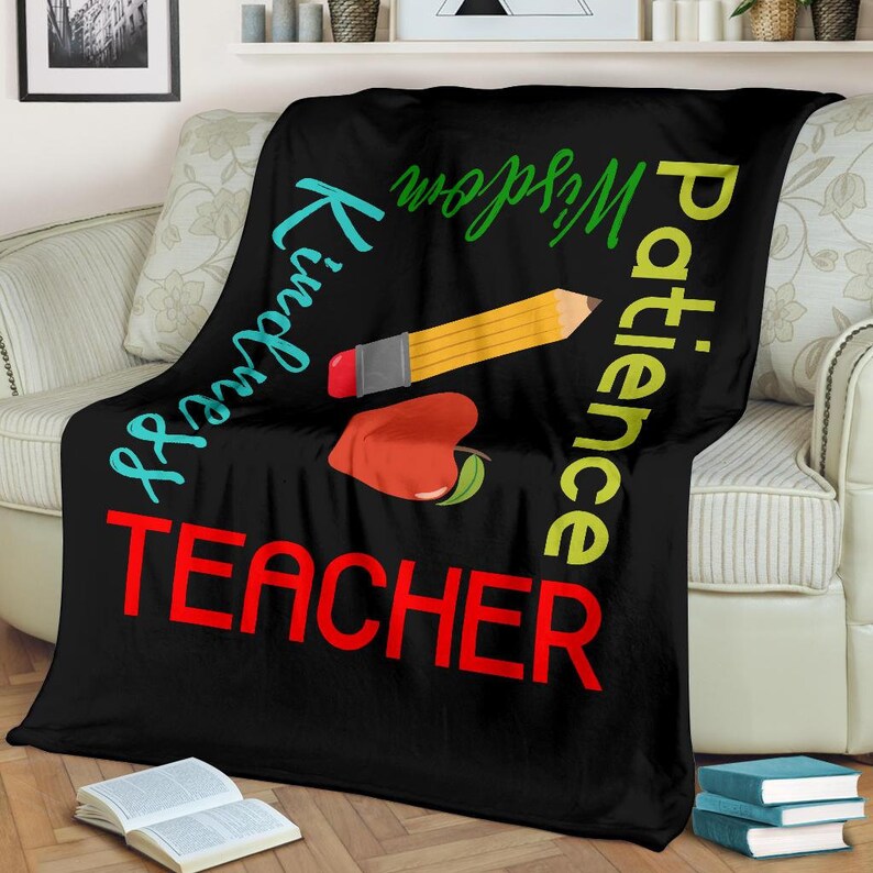 Teacher Blanket / Teacher Trow Blanket / Teacher Fleece Etsy