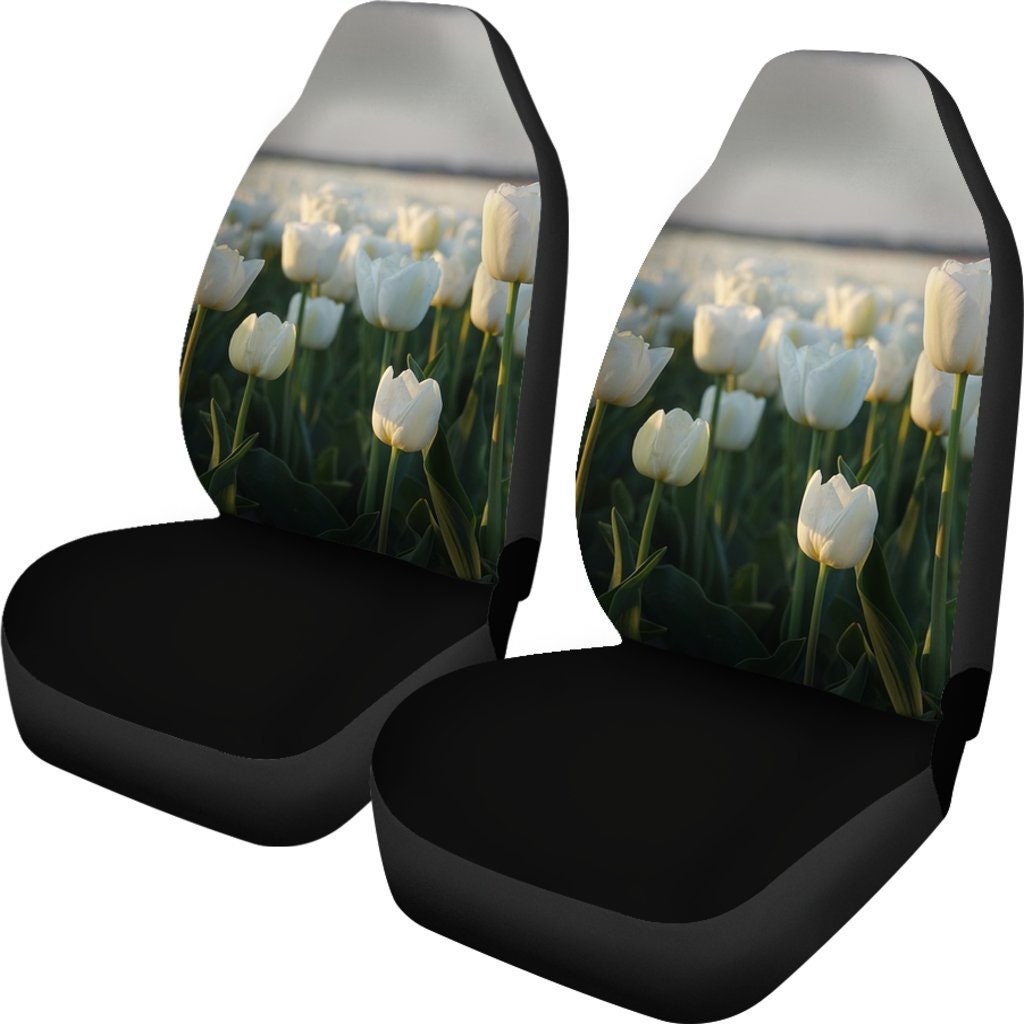 Tulip Flowers Car Seat Covers set of 2 / 2 Front Car Seat Etsy UK
