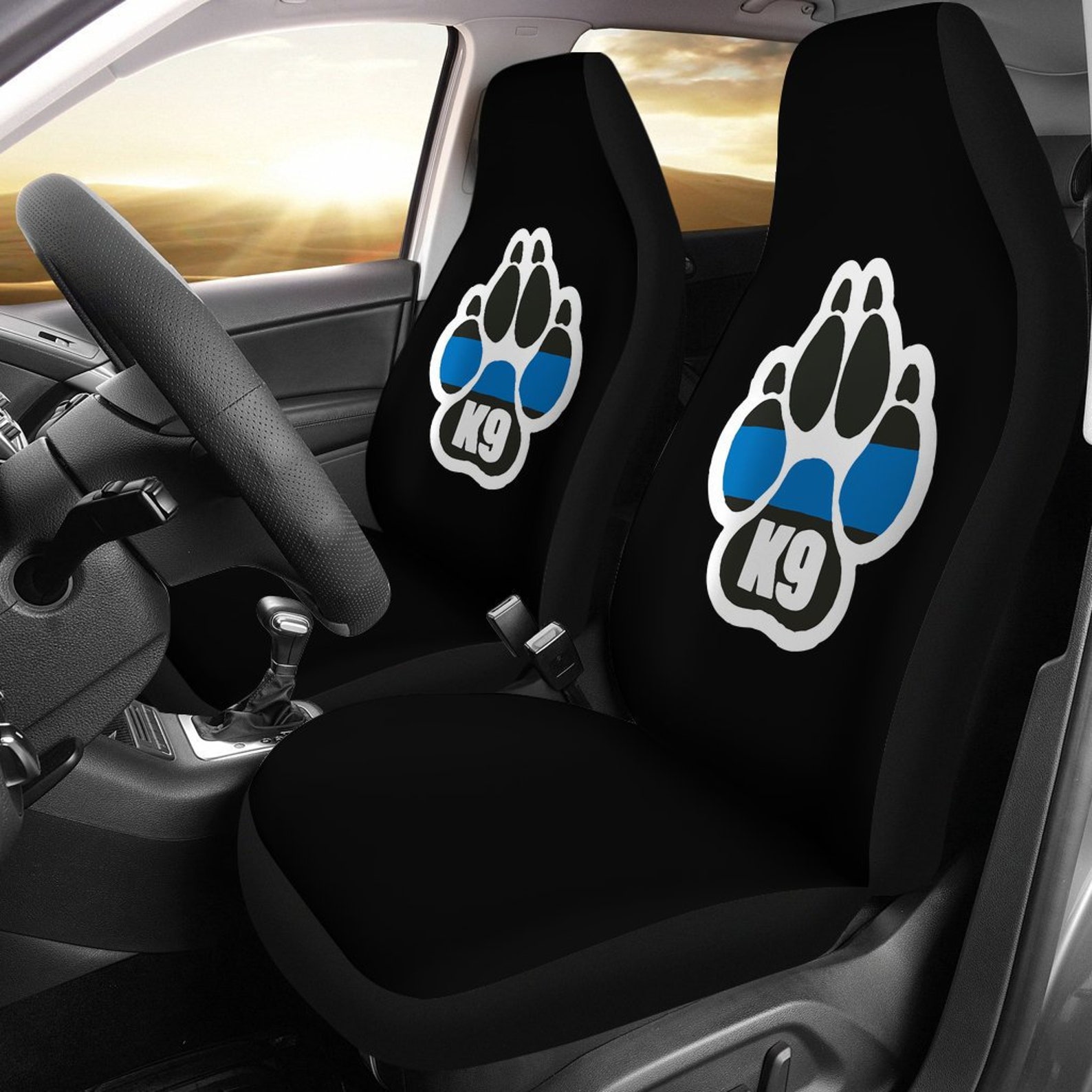 K9 Unit Car Seat Covers Set Of 2 / 2 Front Car Seat Covers / Etsy